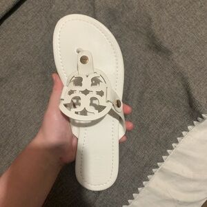 Tory Burch White Sandals